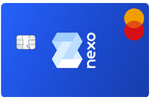 Nexo debit card with logo